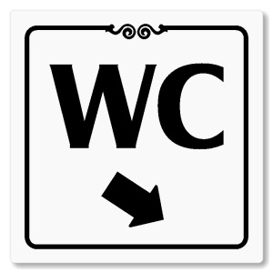 WC vpravo dolů, 148x148mm, bílá, Texas
